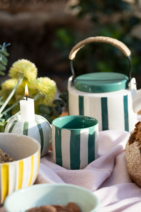 Mugg, m/mönster, H7xW7xD7cm