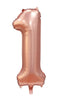 Folieballong Rosegold Nr: 1 86cm