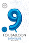 Folieballong Satinblue Nr: 9 86cm