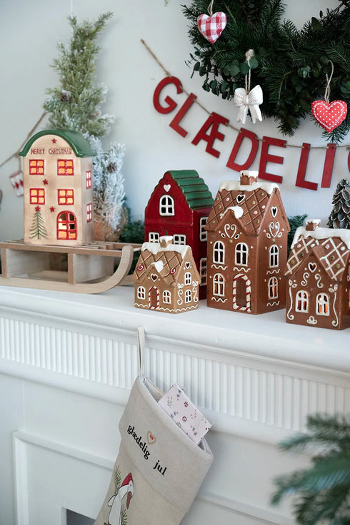 Keramikhus, Rött, H 22,5cm