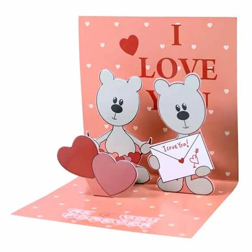 Pop Up kort Love