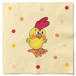 Servetter 20 st, H 33cm, 20/st/Pk, Påsk, Blå, Gul