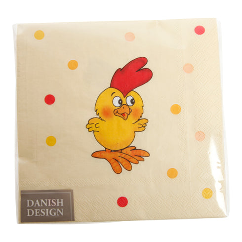 Servetter 20 st, H 33cm, 20/st/Pk, Påsk, Blå, Gul