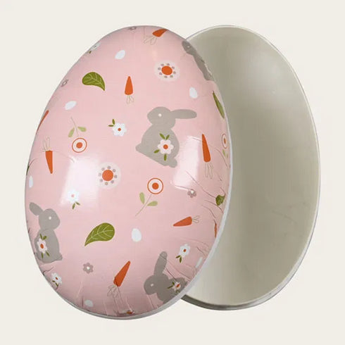 Påskägg, H 15cm, Dia. 9cm, Ros, Happy Easter