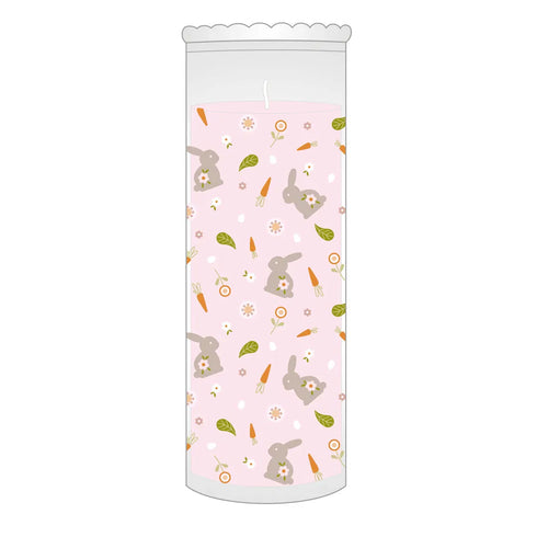 Ljus i glas, H 16,5 cm, diam. 5,5 cm, Happy Easter