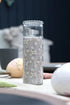 Ljus i glas, H 16,5 cm, diam. 5,5 cm, Happy Easter