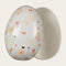 Påskägg, H 18cm, Dia. 11cm, Beige, Happy Easter
