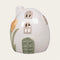 Tealight holder, H 10cm, Ceramic, White