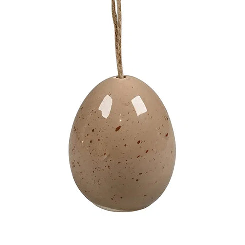 Påskägg, H 6cm, Dia 4,5cm, Brun, Natural Easter