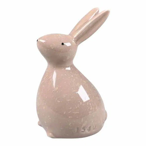 Påskhare, H 8,5cm, Dolomite, Mörkbeige