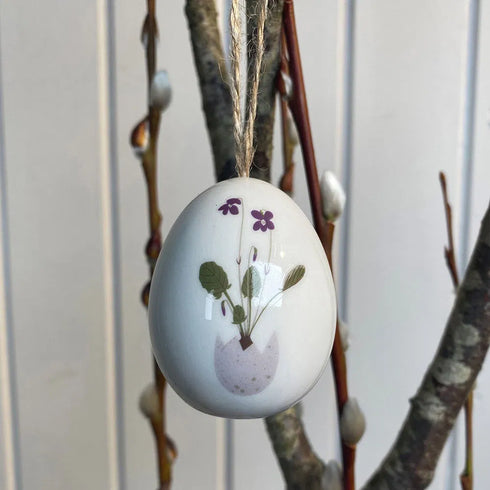 Påskägg, H 6,5 cm, Dia 4,5 cm, Natural Easter