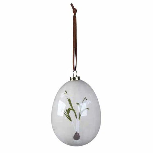 Påskägg, H 8cm, Dia 6,5cm, Natural Easter