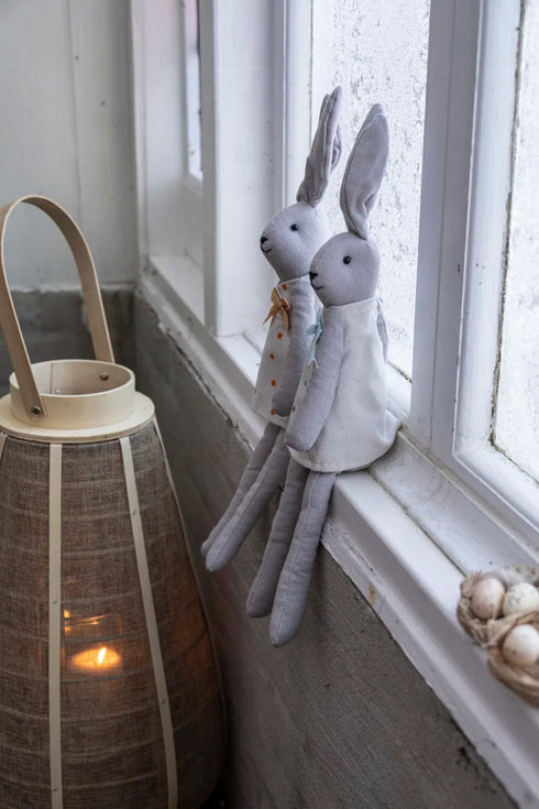 Påskhare, H 40cm, 3ass, Natural Easter