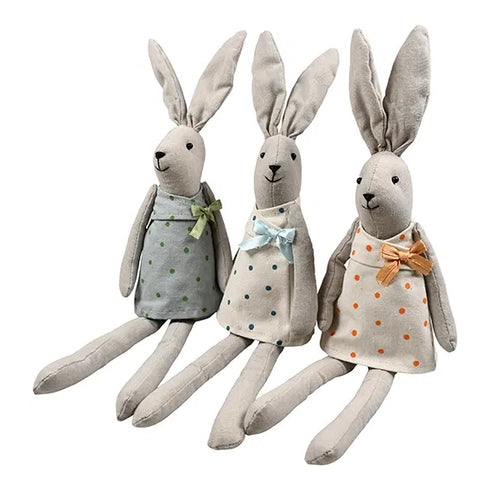 Påskhare, H 40cm, 3ass, Natural Easter