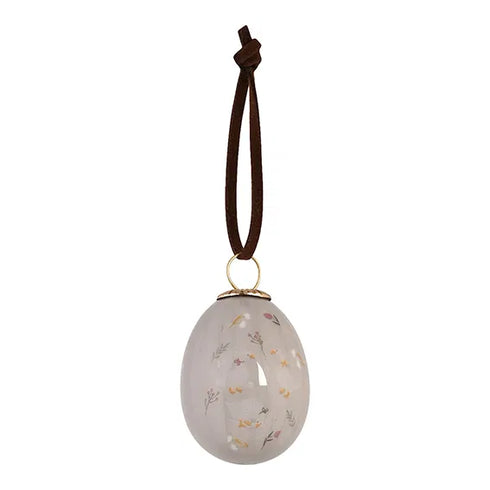 Påskägg, H 4cm, Dia. 2,5cm, Grå, Natural Easter