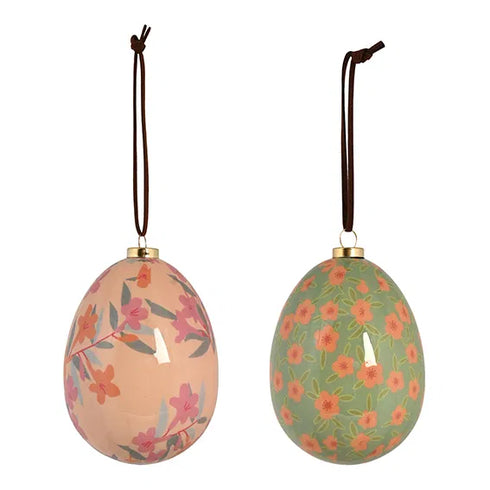 Påskägg, H 8cm, Dia. 6,5cm, 2/låda, Natural Easter