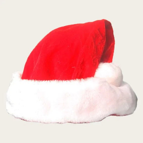 Santa Hat, Red Velvet, One Size