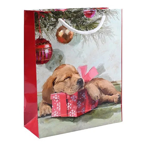 Presentpåse, Cosy Christmas, H 24cm