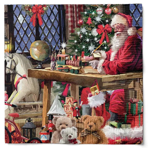 Servetter, 3-lags, Tomteverkstad, Cosy Christmas