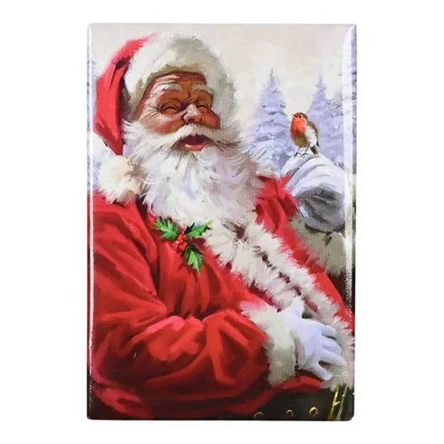 Kylskåpsmagnet,Tomtefar, Cosy Christmas, H 8cm