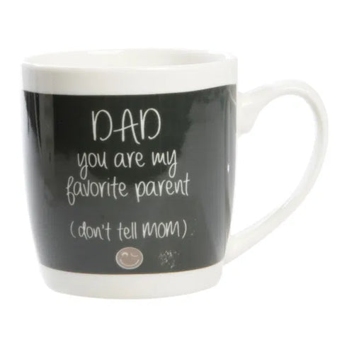 Mugg, H9cm, Mörkblå Dad