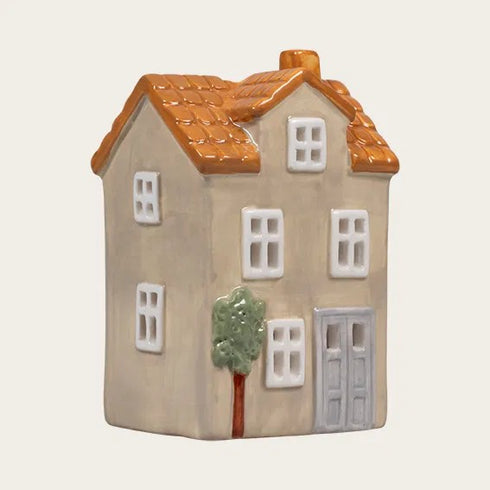 Keramikhus, Beige, H 11,7cm