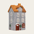 Keramikhus, Blå, H 13,6cm