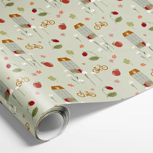 Presentpapper, Flowerdays, Moment, H 70cm x B 5m