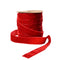 Fabric ribbon, Red, 10m/roll