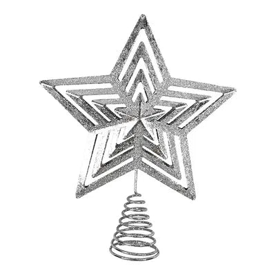 Toppstjärna, H 22cm, Champagne