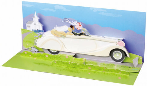 3D Pop-Up Kort - Panorama Festbil
