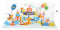 3D Pop-Up Kort - Födelsedagshundar
