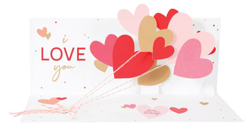 3D Pop-Up Kort - Love