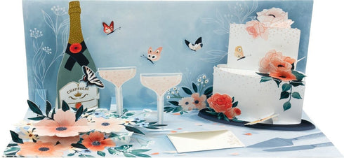 3D Pop-Up Kort - Celebration