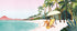 3D Pop-Up Kort - Strand