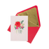 3D Kort Signature Blommor Grattis
