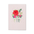 3D Kort Signature Blommor Grattis