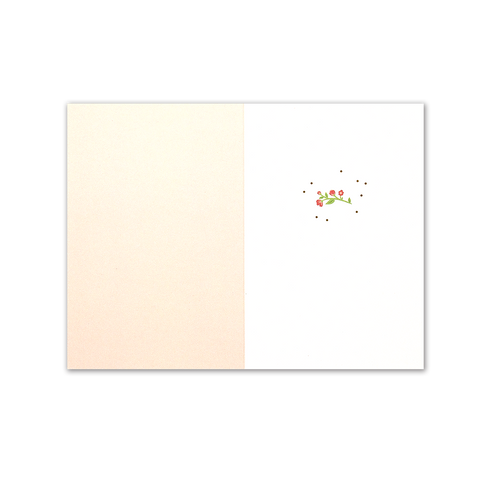 3D Kort Signature Blommor Grattis