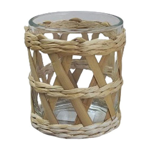 Ljusstake för värmeljus, W. weave decor