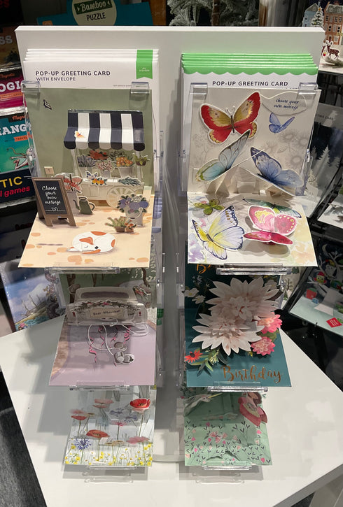 Kortsnurra Bordsdisplay Pop shots Året Runt