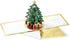 Julkort 3D Pop Up Julgran