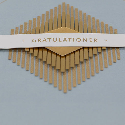 3D Kort Signature Grattulationer