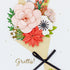 3D Kort Signature Blombukett Grattis
