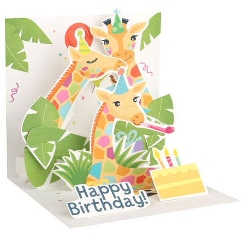 3D Pop-Up Kort, Girrafes