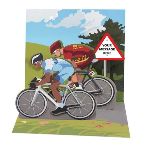 3D Pop-Up Kort, Cyding Race