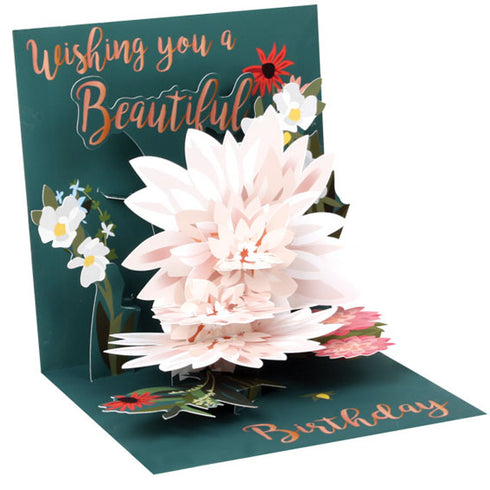 3D Pop-Up Kort, Beutiful Birthday