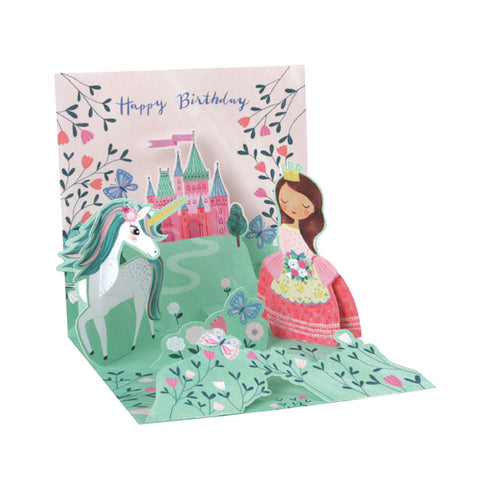 3D Pop-Up Kort, Unicorn