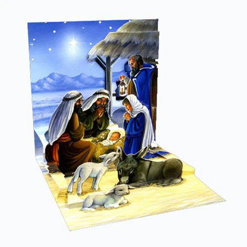 3D Pop-Up Kort - Jesusbarnet