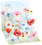3D Pop-Up Kort, Blomsteräng