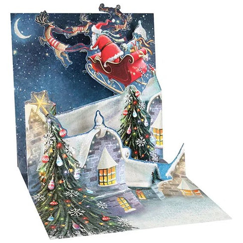 3D Pop-Up Kort - 5 minutes to midnight